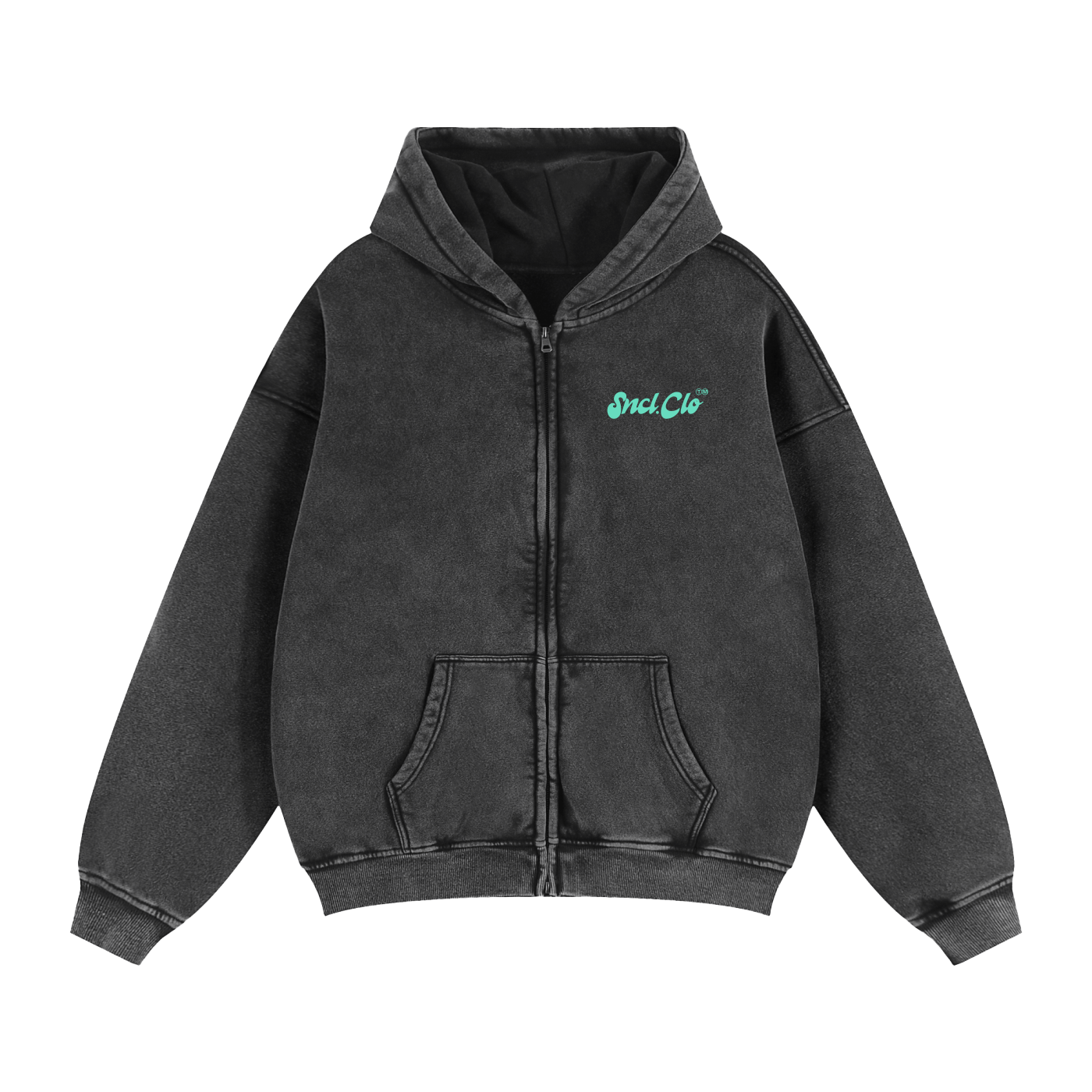 Never Stop Grinding Zip-Hoodie