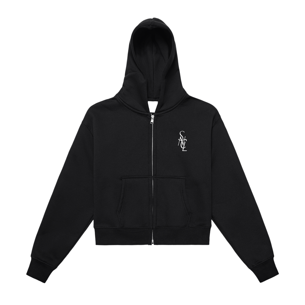 Sncl Cropped Zip-Hoodie